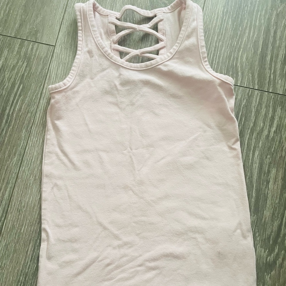 Size 5 old navy light pink tank